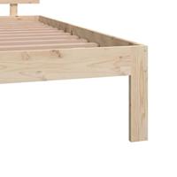 Bedframe massief hout 120x190 cm - thumbnail