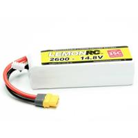 LemonRC LiPo accupack 14.8 V 2600 mAh Aantal cellen: 4 35 C Softcase XT60 - thumbnail