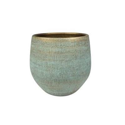 Bloempot Ryan Shiny Blue Ø31cm