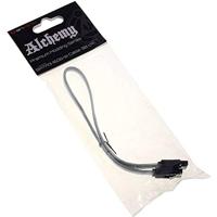 BitFenix SATA III kabel (30 cm, sleeved) wit/zwart - thumbnail