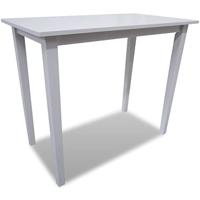VidaXL Bartafel hout wit - thumbnail