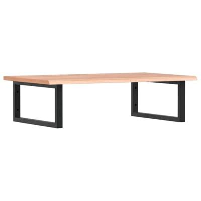 Badkamer wandschap staal en massief eikenhout