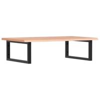 Badkamer wandschap staal en massief eikenhout - thumbnail