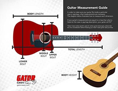 Gator Cases GWE-DREAD12 houten koffer voor 12-snarige dreadnought westerngitaar - thumbnail