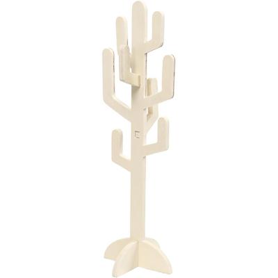 Creativ Company Houten cactus, h: 38 cm, b: 12 cm, dikte 8 mm, 1 stuk