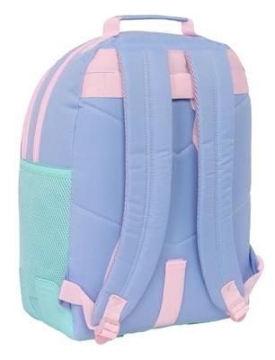 Schoolrugzak Munich Mellow Blauw Roze Celeste 32 x 42 x 15 cm