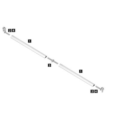 Verbinder tbv synchroonstang push to open