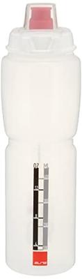 ELITE bidon "jet plus" bottle jet plus 950ml clear/red