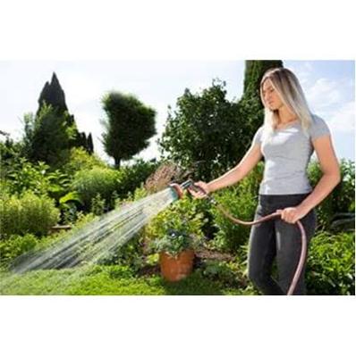 Gardena Premium E4 Multifunctionele Broes - 5 Standen, Ergonomisch, Vorstvrij, Regelbare Waterstroom - thumbnail