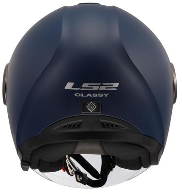 LS2 jethelm "of620 classy solid" helmet of620 classy solid navy blue gr. l