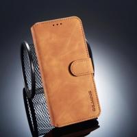 Dg. MING retro olie kant horizontale flip case voor Huawei P20 met houder & kaartsleuven & portemonnee (bruin) - thumbnail