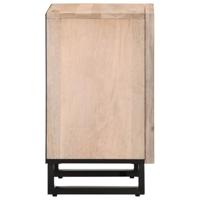 Badkamerkast 38x34x58 cm massief mangohout - thumbnail