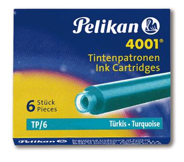 Pelikan inktpatronen 4001 turkoois