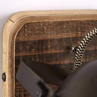 Brilliant Landelijke wandspotCarmen Wood - 72010/84 - thumbnail