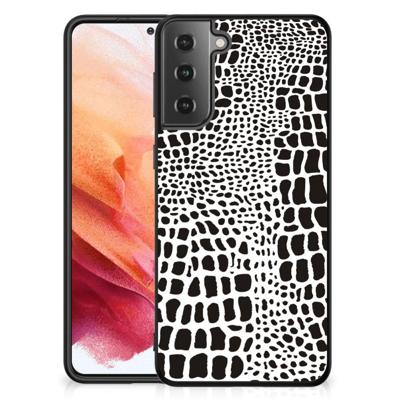 Samsung Galaxy S21 Dierenprint Telefoonhoesje Slangenprint Samsung Galaxy S21 Dierenprint Telefoonhoesje Slangenprint