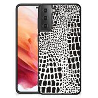 Samsung Galaxy S21 Dierenprint Telefoonhoesje Slangenprint - thumbnail