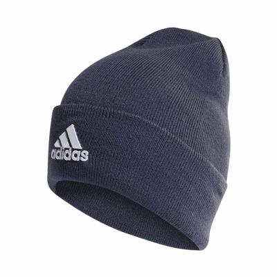 Sportpet Adidas Logo Marineblauw - Maat: S/M