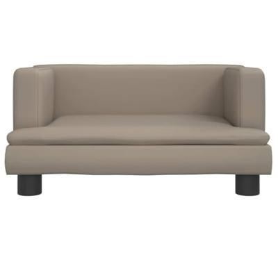 VidaXL Hondenmand 60x40x30 cm kunstleer cappuccinokleurig