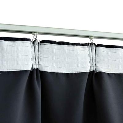 VidaXL Gordijnen verduisterend met haken 2 st 140x245 cm antraciet
