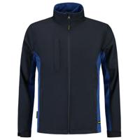 Tricorp softshell jack - Bi-Color - Workwear - 402002 - marine blauw/koningsblauw - maat L - thumbnail