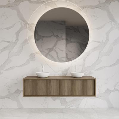 Onderkast Gliss Design Heronimus 160x45x35 cm 2 Laden Met Topplaat Ash Grey