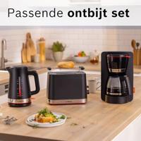 Bosch TWK4M223 MyMoment Waterkoker 1.7L 2400W Zwart/RVS - thumbnail