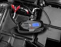 Eufab Intelligentes Batterieladegerät 6/12V 4A, auch für Lithiumbatterien 16647 Oplader, Druppellader 12 V, 6 V 2 A 4 A - thumbnail