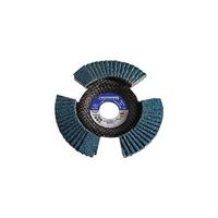 Promat/Tecwerk Lamellenslijpschijf | d. 125 mm korreling 60 conisch | RVS/staal zirkoniumkorund - 4000841183 - thumbnail