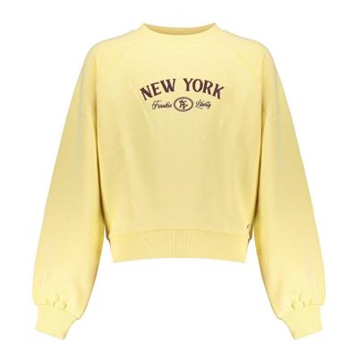 Frankie & Liberty winter sweatshirt meisjes - geel - Ney York