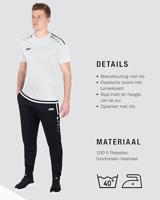 JAKO 8495 Trainingsbroek Active - Zwart/Wit - S - thumbnail