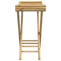 Dienbladtafel inklapbaar 70,5x42,5x80 cm bamboe - thumbnail