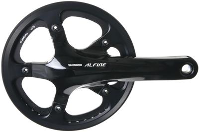 SHIMANO crankstel "alfine fc-s501" crankset shim.alfi.fcs501 45t.170mm ht2 1sp bl.