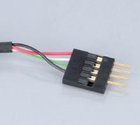 Akasa External to Internal USB Adapter | External USB Type A Male to Internal 4-pin Motherboard Male Header | Compatible with USB 2.0 and 1.1 | 40cm | Black | EXUSBIE-40 - thumbnail