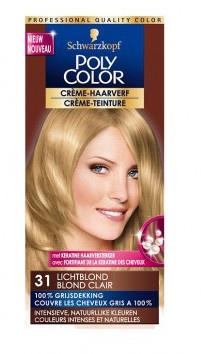 Schwarzkopf Poly Palette Poly Color Creme haarkleuring - 31 Lichtblond