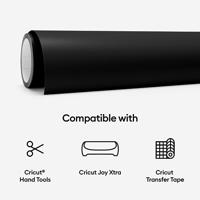 Cricut Smart Vinyl Permanent Joy Xtra Folieset Snijbreedte 30.5 cm Zwart, Goud, Zilver - thumbnail