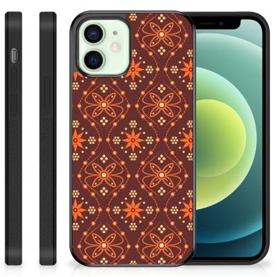 iPhone 12 Mini Bumper Case Batik Brown