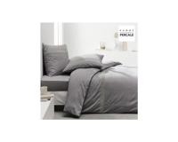 Vandaag Prestige Today Bless - 240 x 260 cm - 2 personen - 100% percale macramé -afwerking - staal - thumbnail