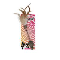 Addicted Stick with mouse and feathers - thumbnail