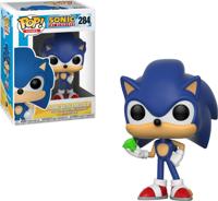 Sonic the Hedgehog Funko Pop Vinyl: Sonic with Emerald - thumbnail