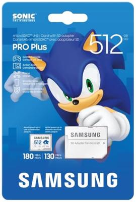 Samsung Sonic the HedgehogTM PRO Plus microSD Card Samsung Sonic the HedgehogTM PRO Plus microSD Card