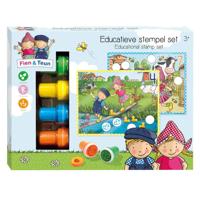 Bambolino Toys Fien & teun educatieve stempelset - thumbnail