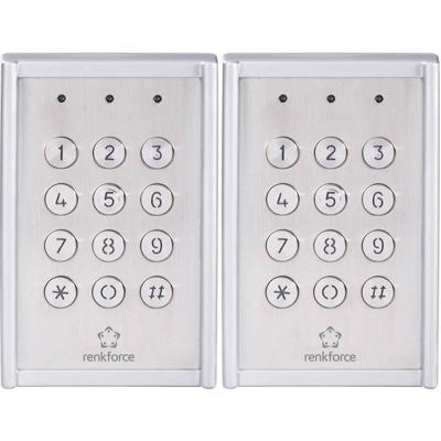 Renkforce RF-3422560 Codeslot Opbouw (op muur) IP65 Met verlicht toetsenbord