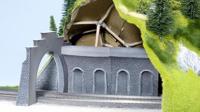 NOCH 58031 H0 Tunnel-binnenwand Hardschuim model, Gebogen - thumbnail