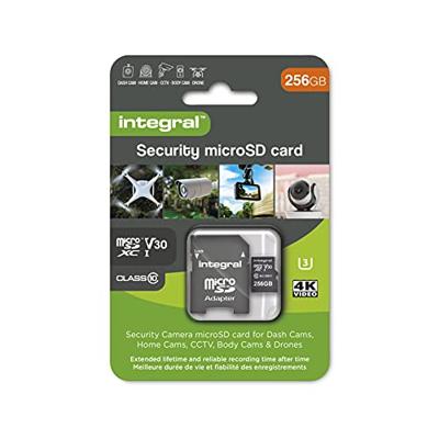 Integral Security microSDXC geheugenkaart, Class 10 V30 , 256 GB