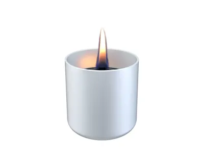 Lilly Glass 8 cm - licht grijs Lilly Glass 8 cm - licht grijs