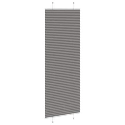 Pliss rolgordijn 80x200 cm stofbreedte 79,4 cm antraciet