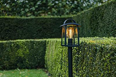 Lutec Leuke tuinlampKelsey zwart M - 7273605012