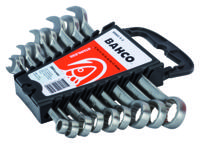 Bahco SS002-9-2 Steek-ringratelsleutelset 9-delig Sleutelbreedte (metrisch) 8 - 19 mm - thumbnail