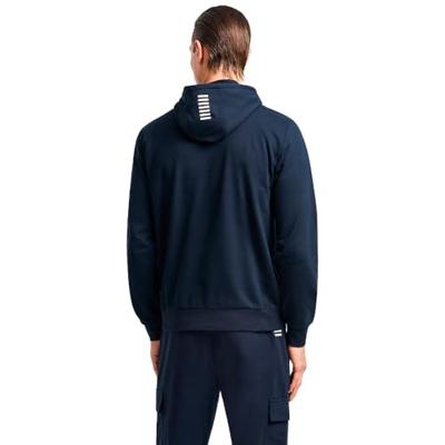 Emporio Armani EA7 8NPM32 Hoodie Heren Donkerblauw - Maat XL - Kleur: Blauw | Soccerfanshop