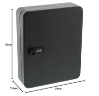 Burg Wächter Sleutelkast KC 36 C 35910 Aantal haken 36 Mat zwart - thumbnail